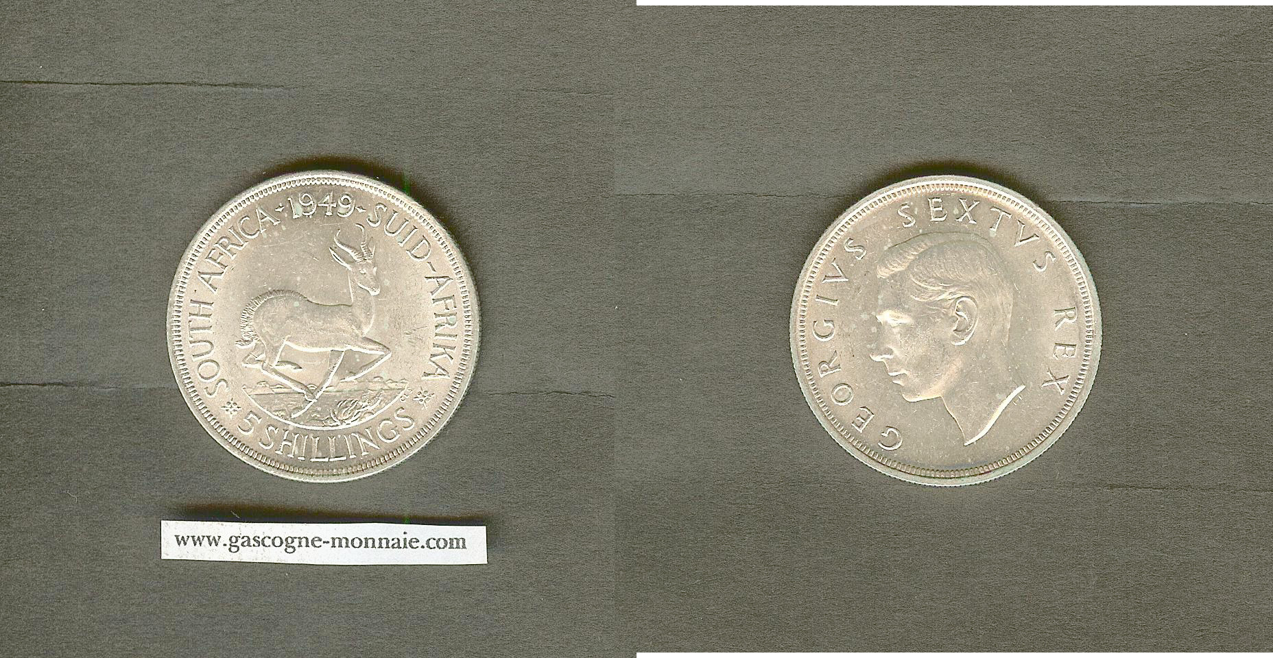 South Africa 5 shillings 1949 BU